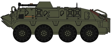 NPE Modellbau NA88274 - H0 - Schützenpanzer SPW 60 PB NVA